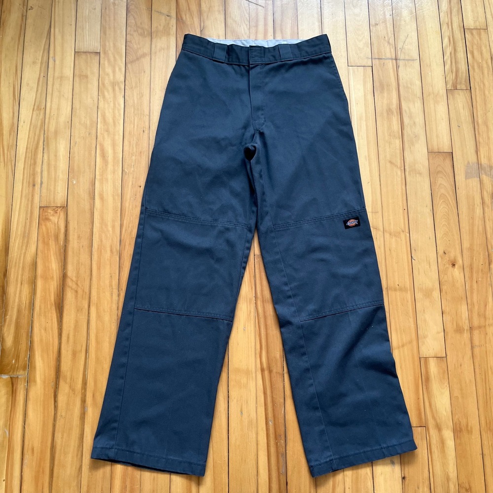 Dickies Loose Fit Double Knee Work Pants Dark Navy Blue 30x32 85283CH